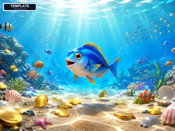 Tampilan permainan Bingo Fishing 4