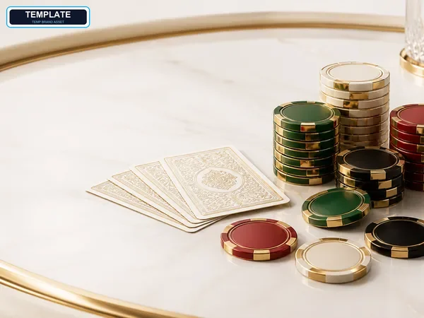 Tampilan meja European Blackjack