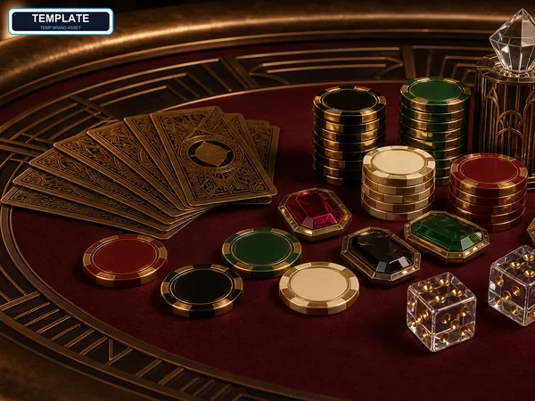 Kartu dan meja European Blackjack
